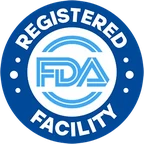 Registered FDA Facility seal used in the ExiTide artwork